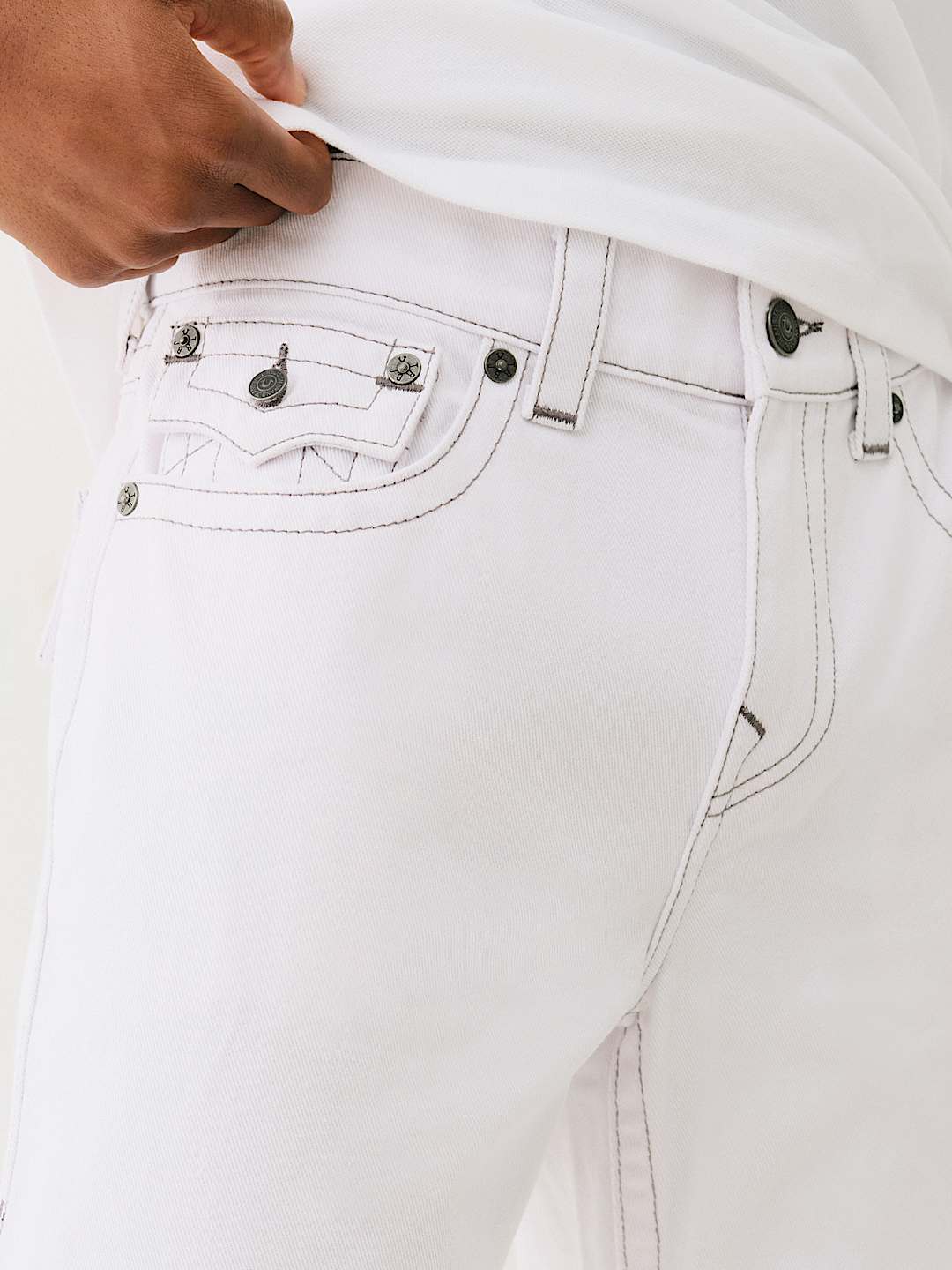 True Religion RICKY FLAP STRAIGHT JEAN 34”