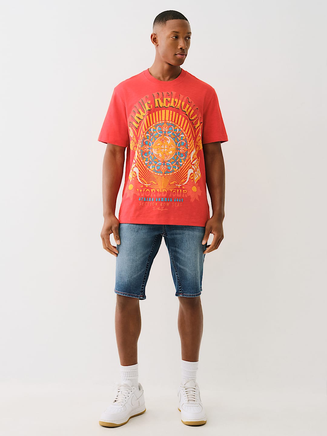 TRUE RELIGION ROCCO SKINNY SHORT