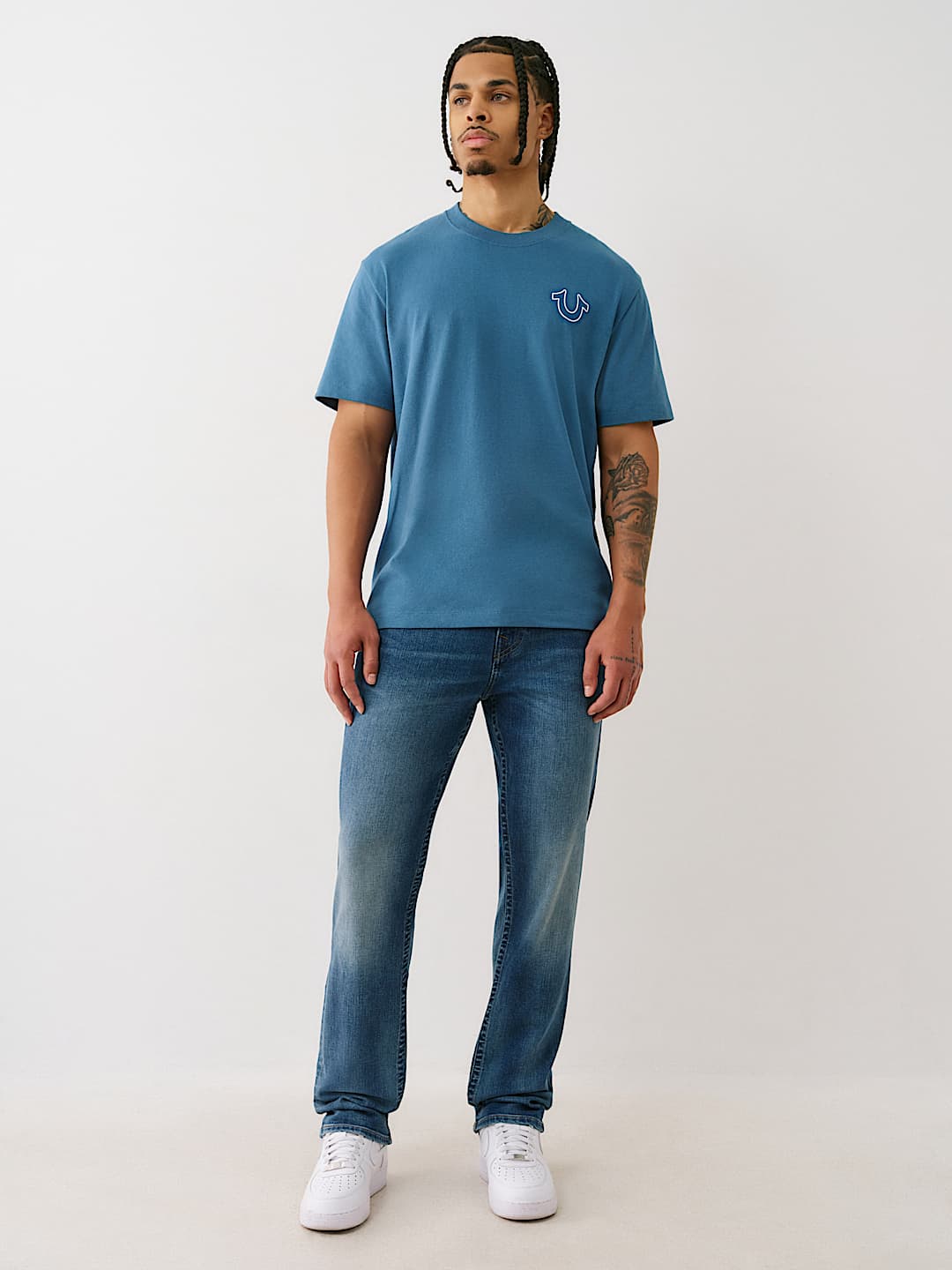 True Religion GENO SINGLE STITCH SLIM JEAN 32”