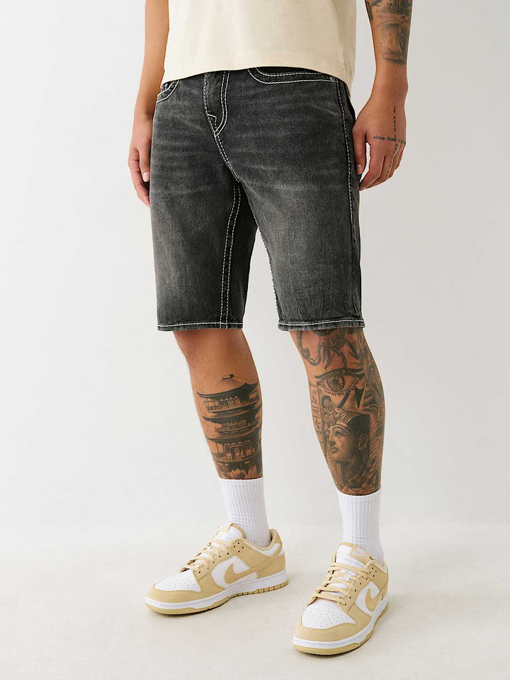 TRUE RELIGION RICKY BIG T HERITAGE HORSESHOE SHORT