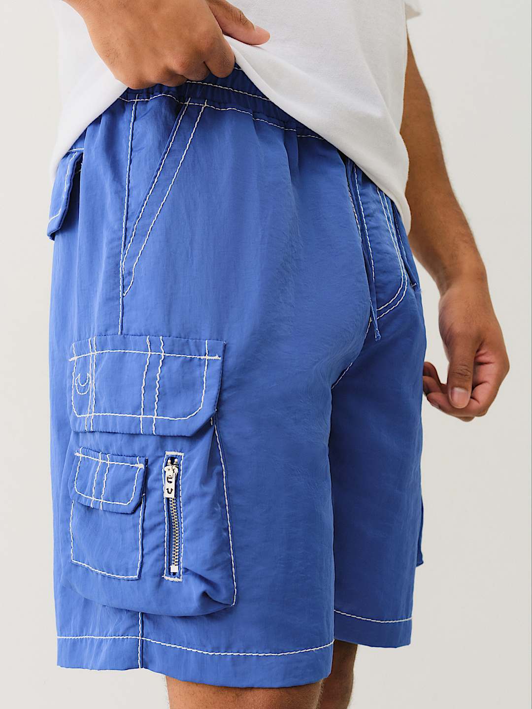 True Religion BIG T NYLON CARGO SHORT