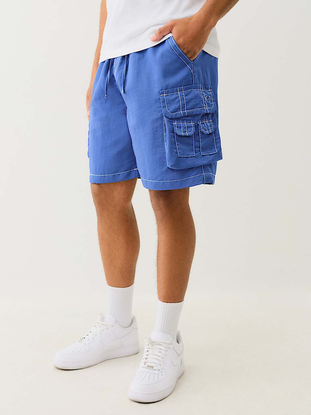 True Religion BIG T NYLON CARGO SHORT