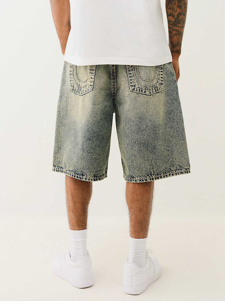 TRUE RELIGION MIKEY SUPER T BAGGY AF SHORT