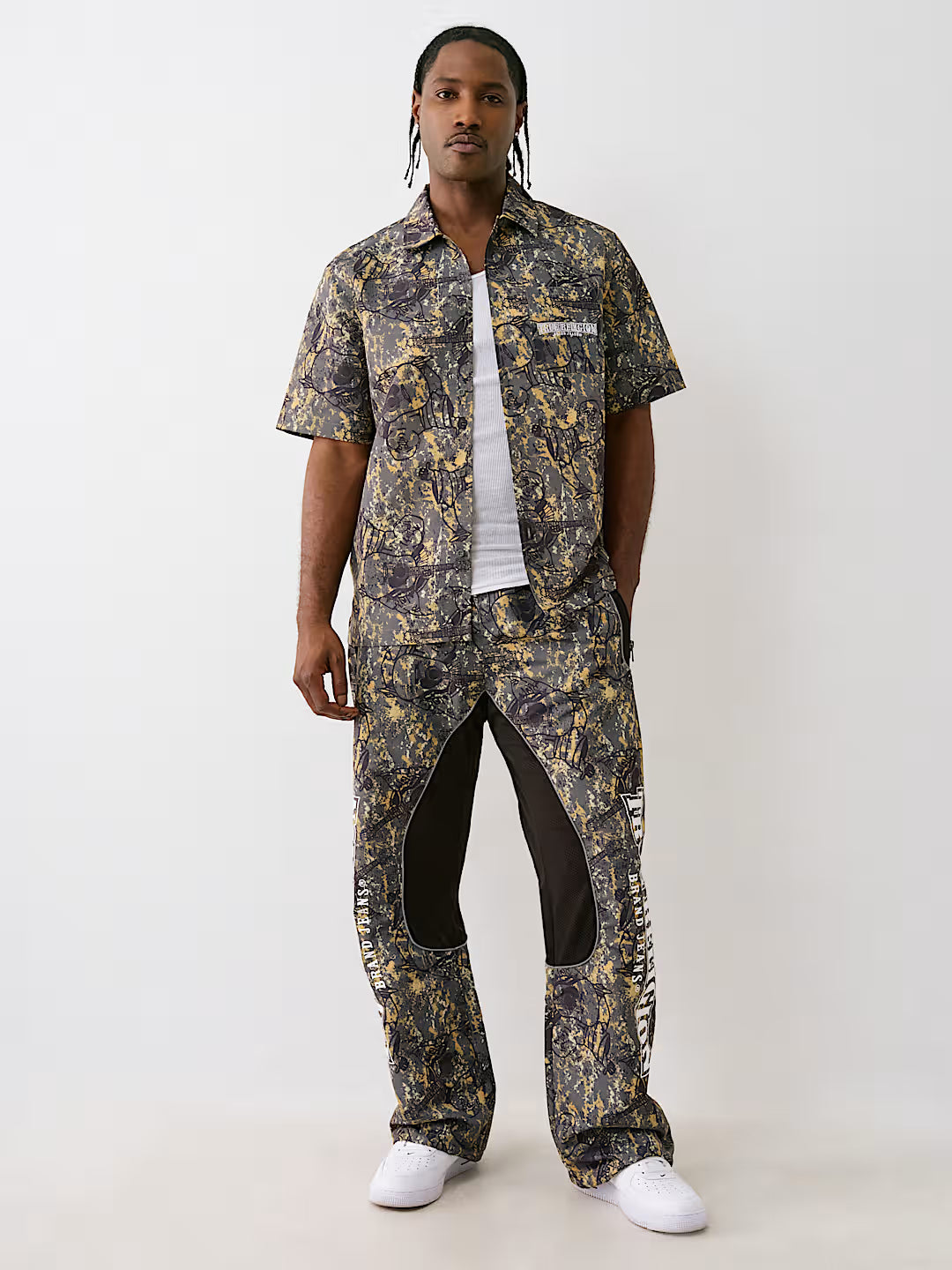 TRUE RELIGION BUDDHA CAMO SHIRT