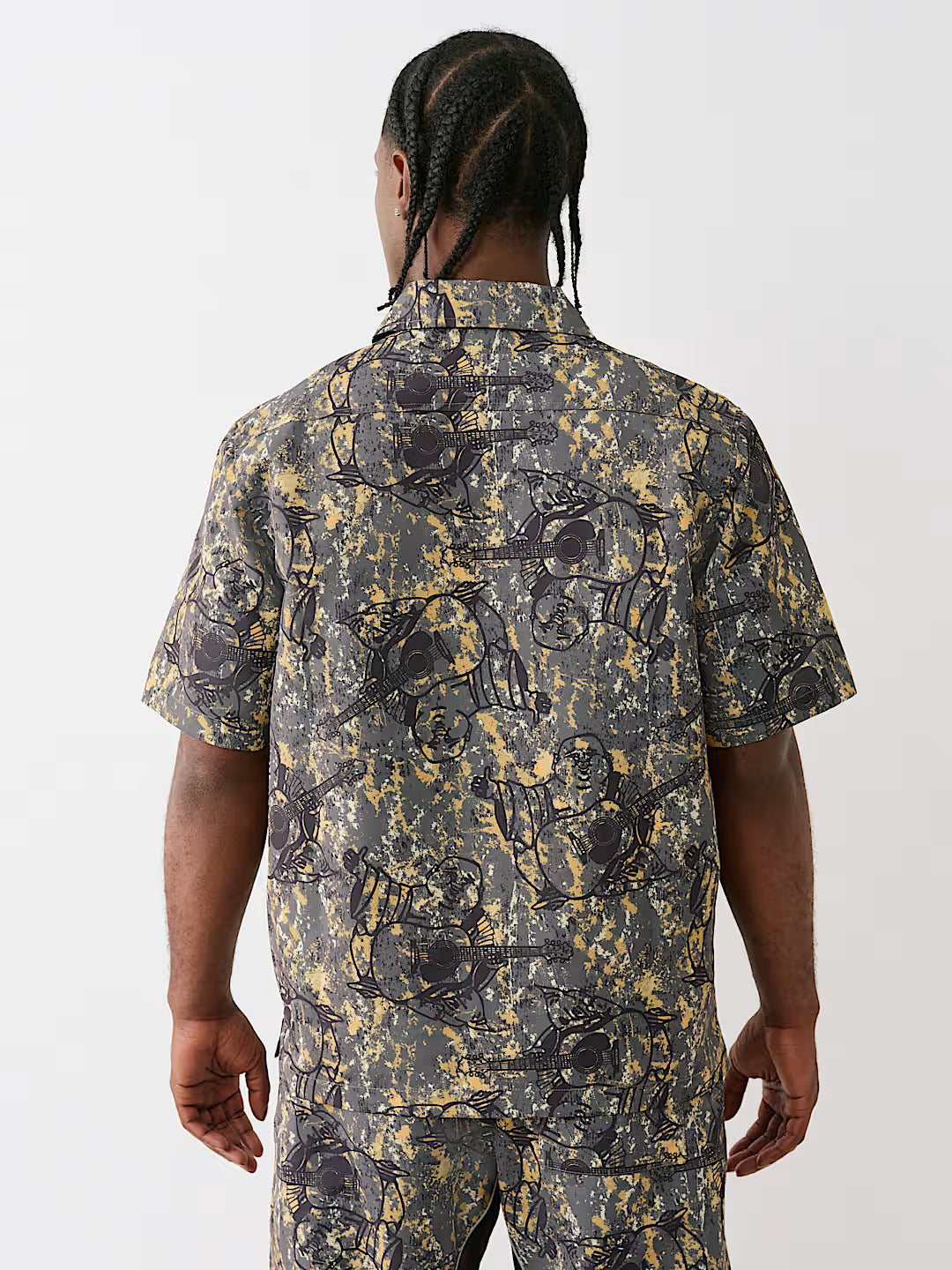 TRUE RELIGION BUDDHA CAMO SHIRT