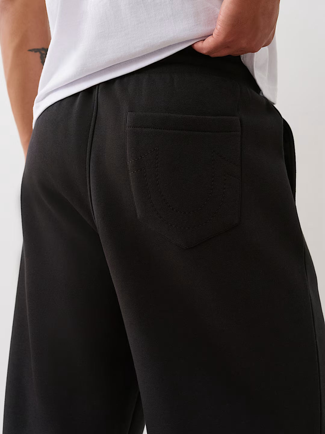 TRUE RELIGION MESH HORSESHOE SWEATPANT
