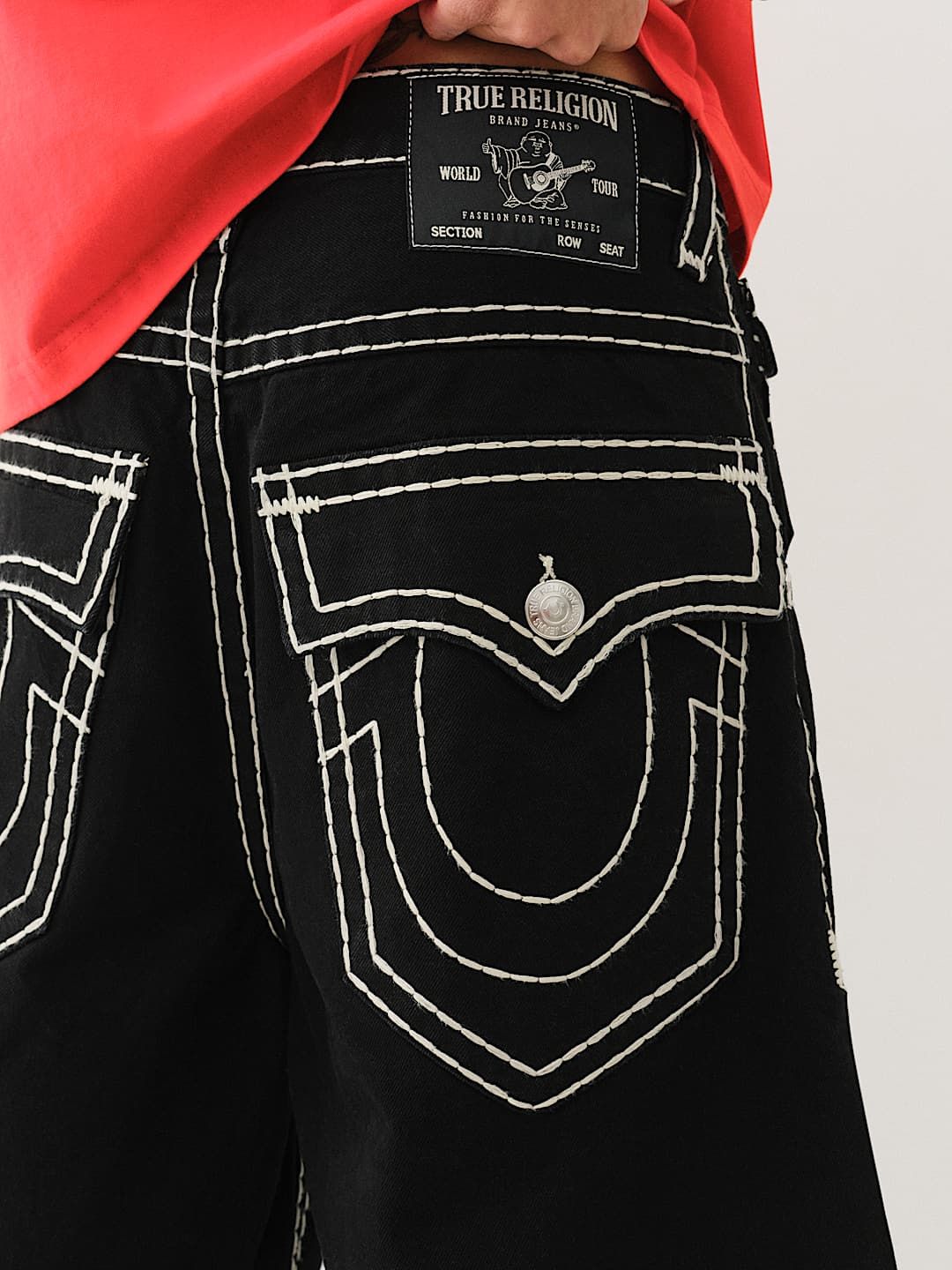 TRUE RELIGION MIKEY SUPER T XL POCKET BAGGY AF SHORT
