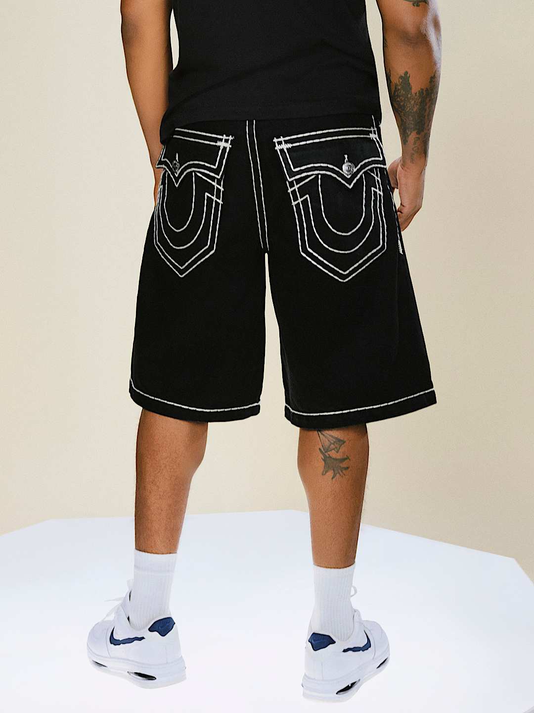 TRUE RELIGION MIKEY SUPER T XL POCKET BAGGY AF SHORT