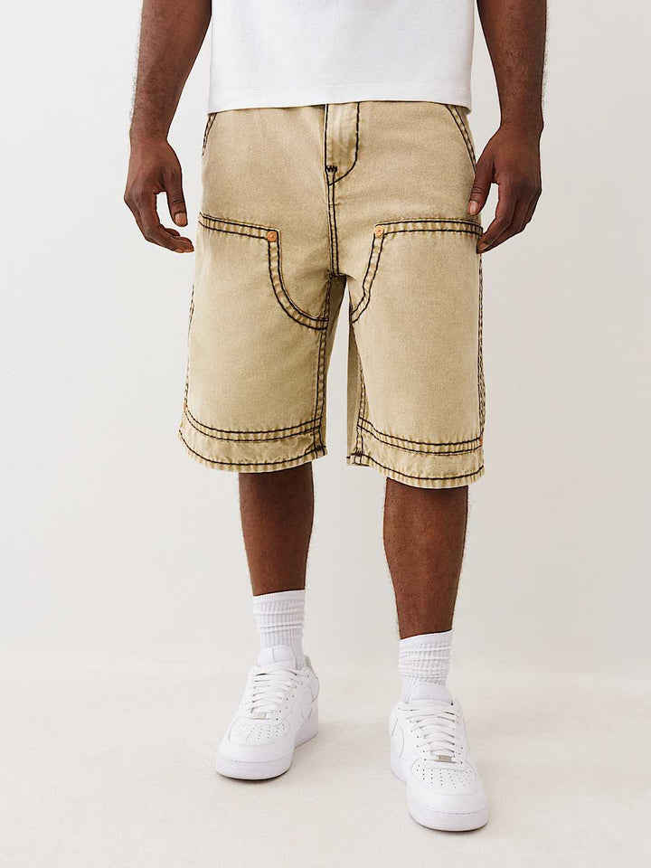 TRUE RELIGION MIKEY CARPENTER SUPER T CANVAS SHORT