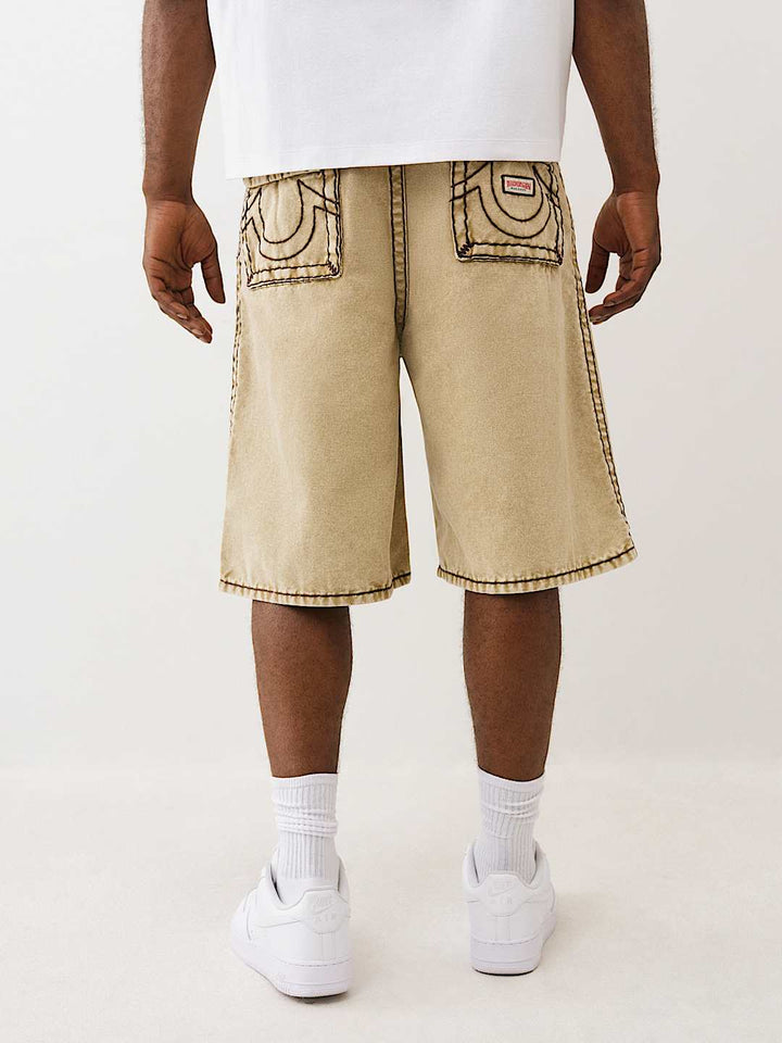 TRUE RELIGION MIKEY CARPENTER SUPER T CANVAS SHORT
