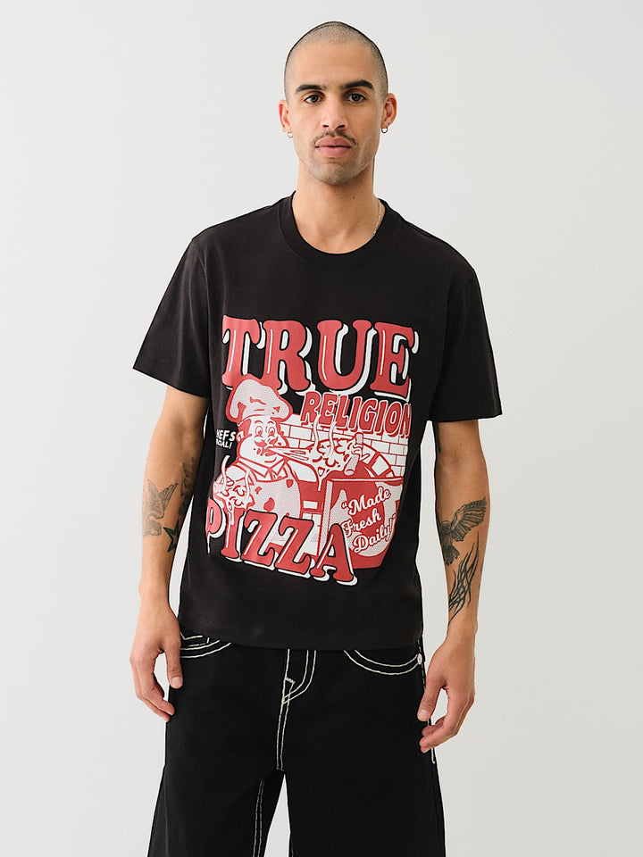 TRUE RELIGION TRUE RELIGION PIZZA TEE