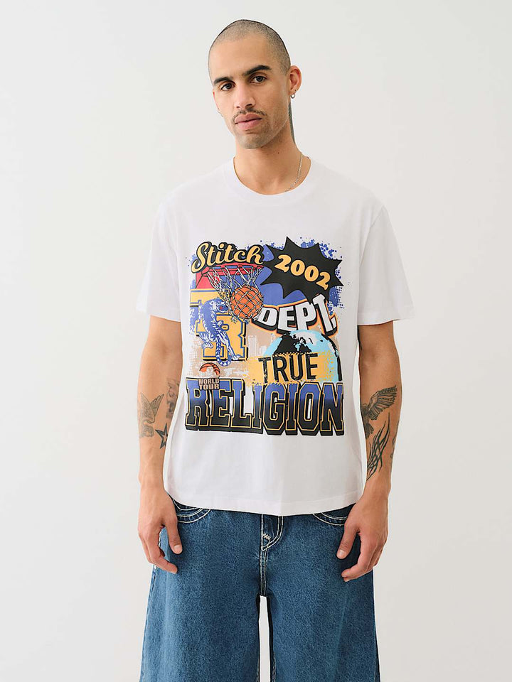 TRUE RELIGION STITCH DEPARTMENT TEE