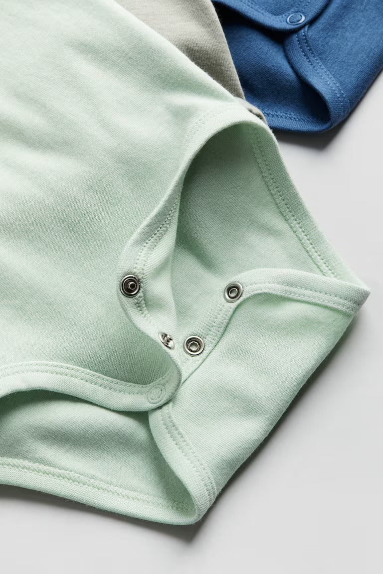 H&M 5-PACK COTTON BODYSUITS
