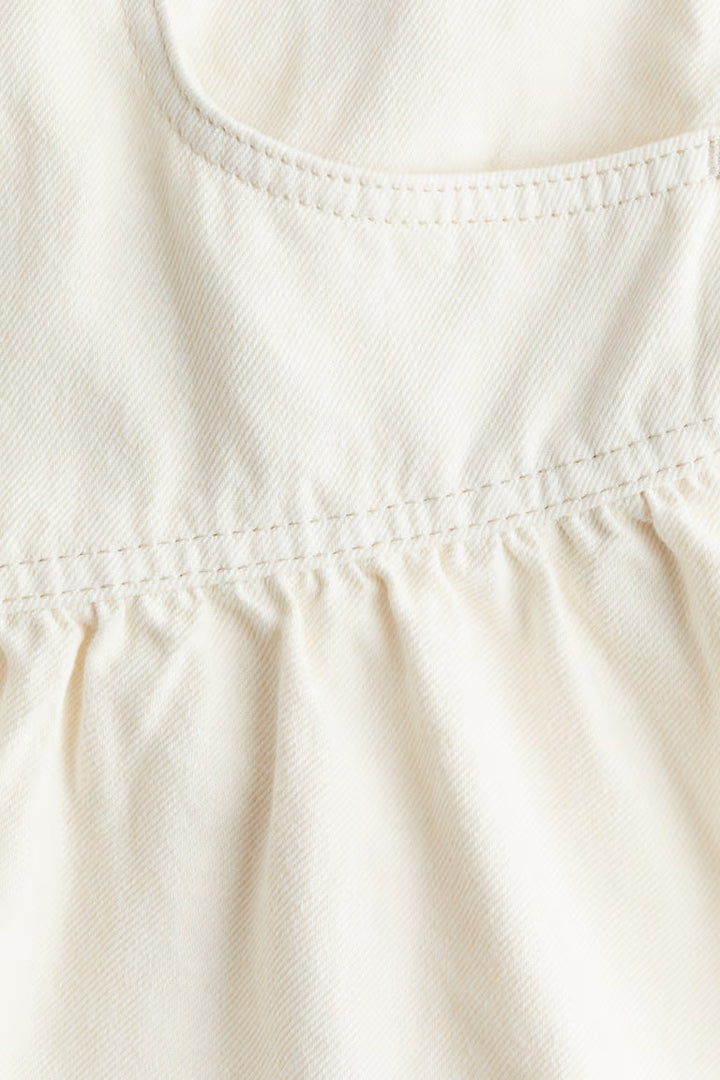 H&M DENIM SKIRT WITH PEPLUM