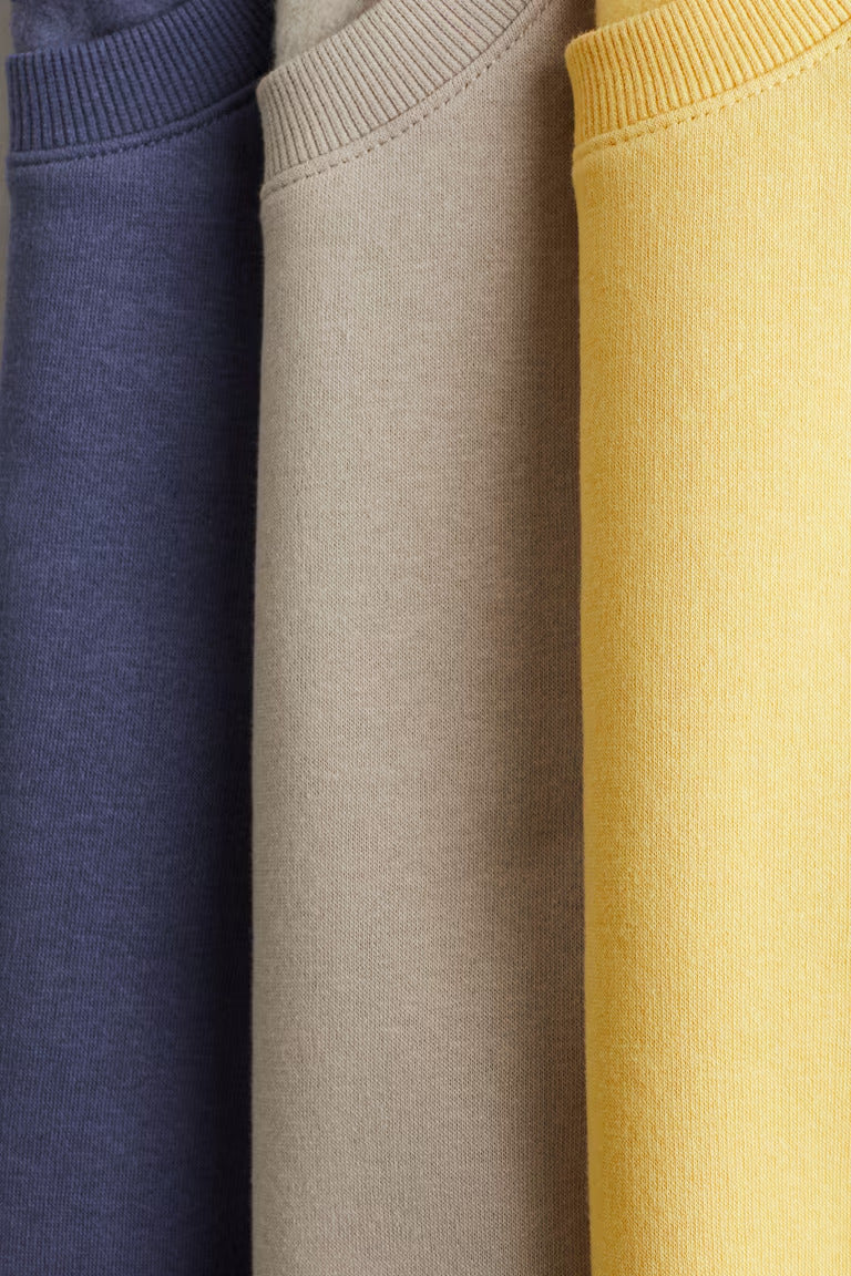 H&M 3-PACK SWEATSHIRTS