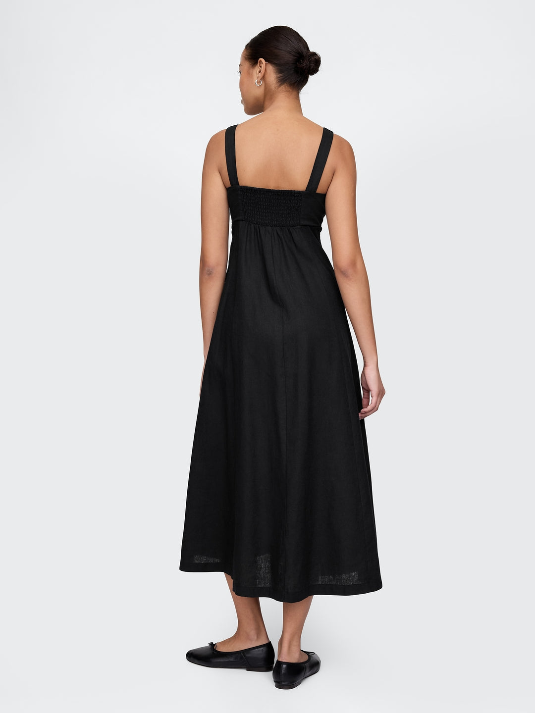 Gap Linen-Blend Maxi Dress
