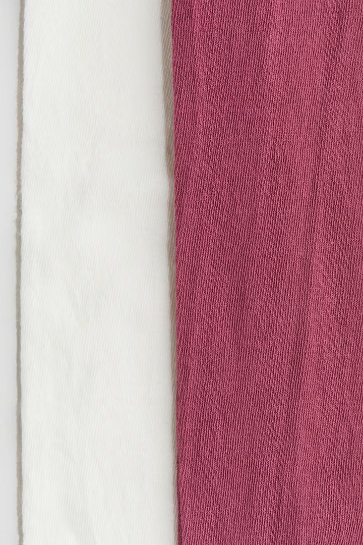 H&M 2-PACK FINE-KNIT TIGHTS