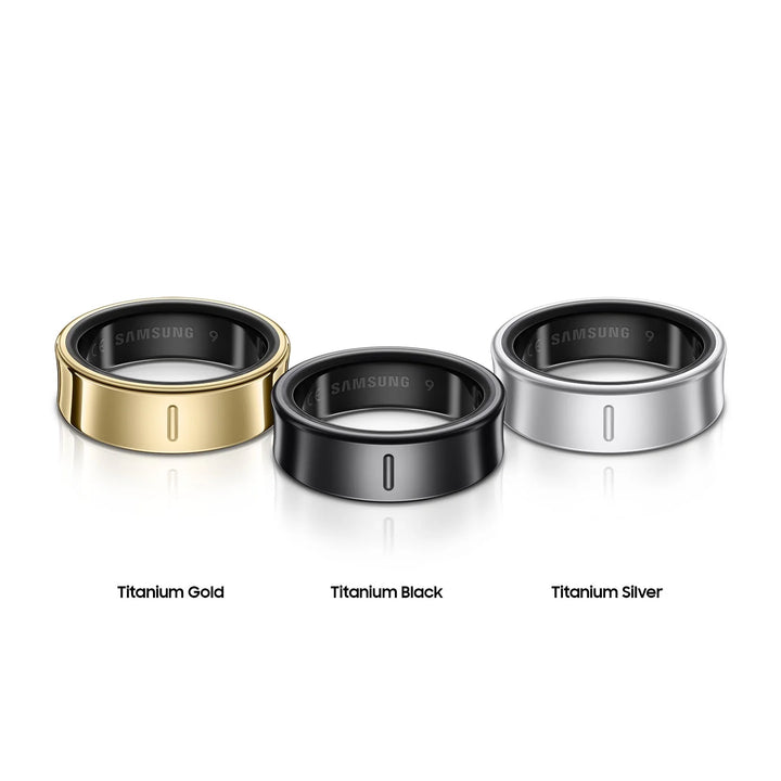 Samsung Galaxy Ring, AI Smart Ring, Size 8, Titanium Gold