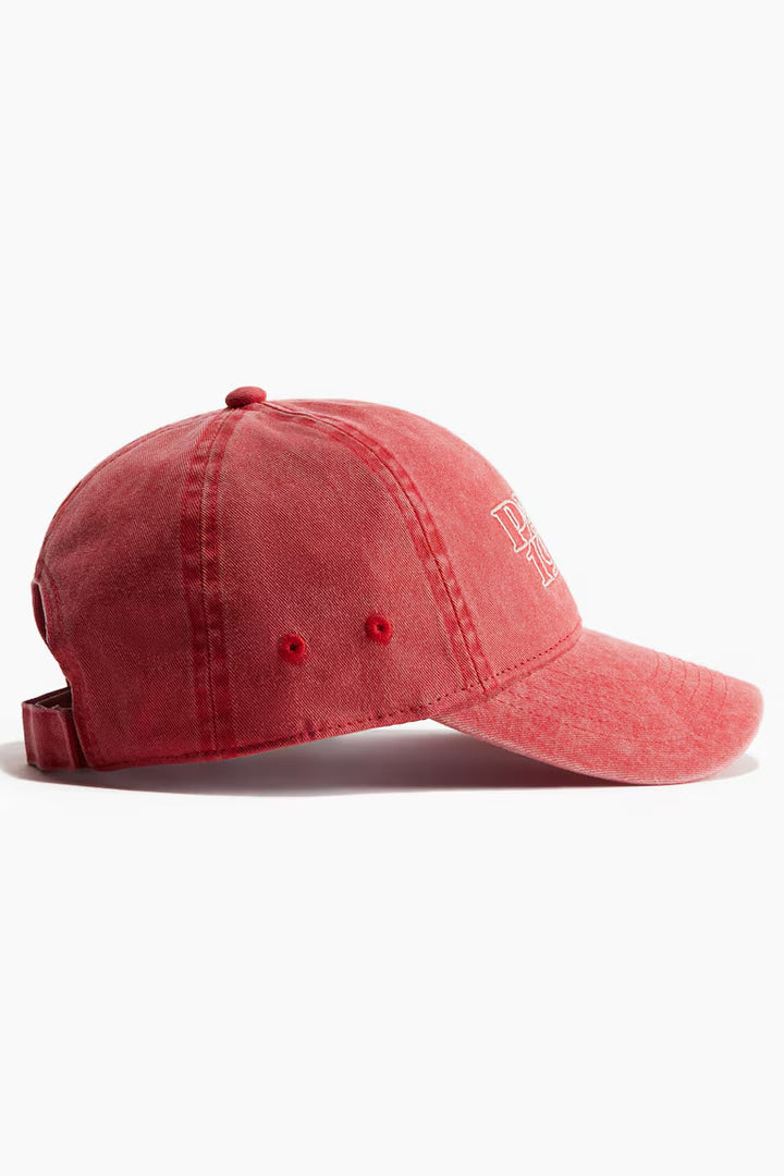 H&M EMBROIDERED-MOTIF TWILL CAP