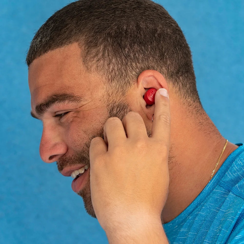 JLab Go Air Pop Bluetooth Earbuds, True Wireless with Charging Case, Rose
