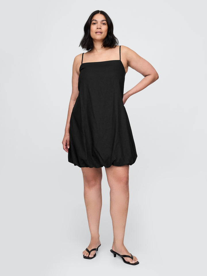 Gap Linen-Blend Mini Bubble Dress
