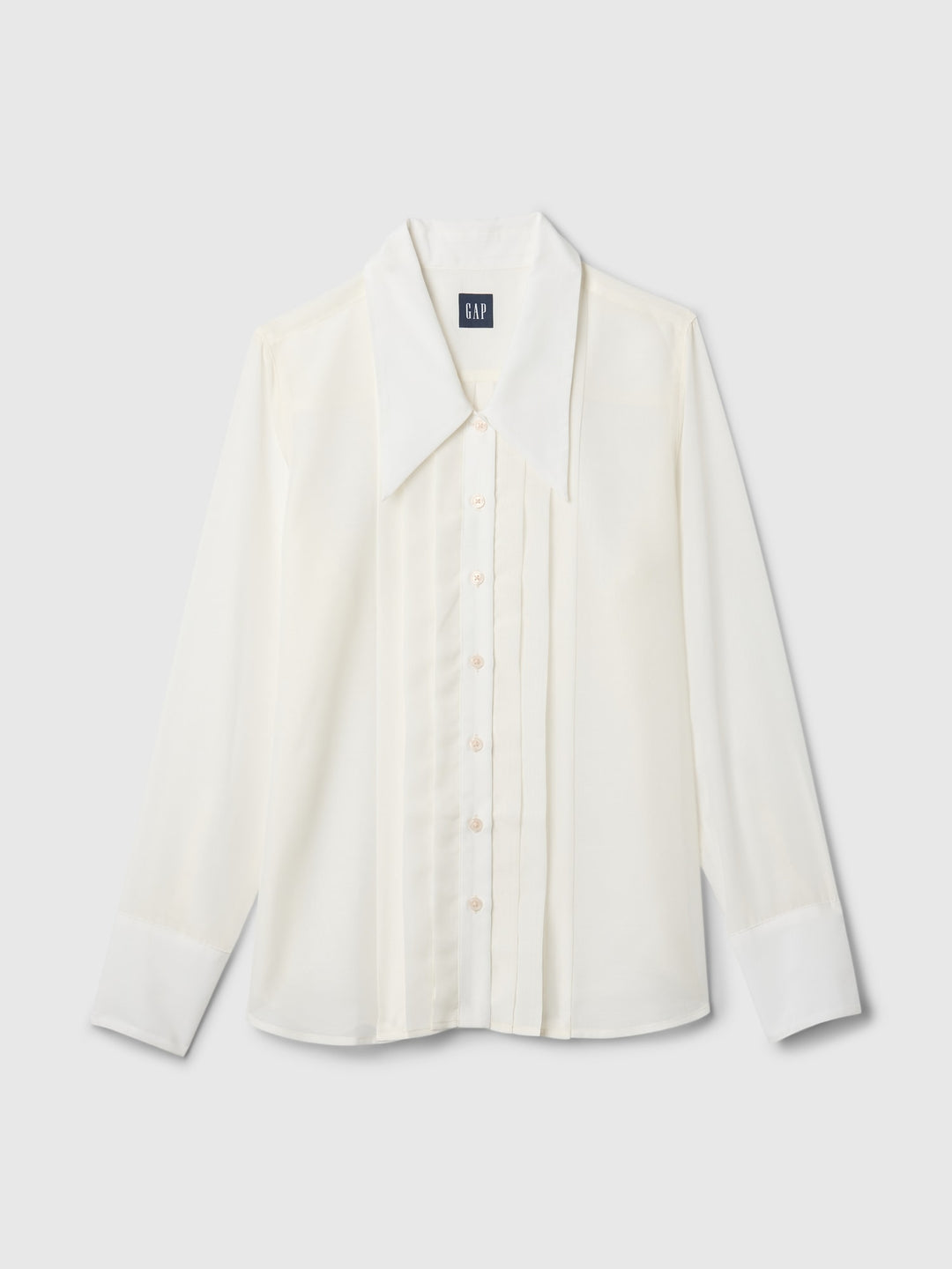 Gap Sheer Classic Tuxedo Shirt