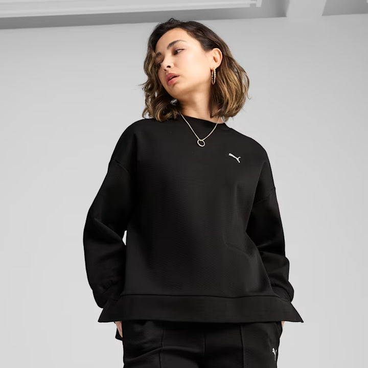PUMA Wardrobe Essentials Women's Oversized Crew Sweatshirt