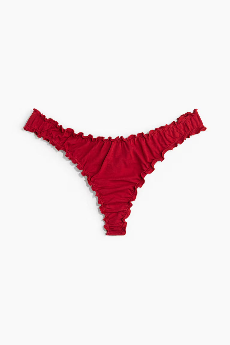 H&M 3-PACK THONG BRIEFS WITH OVERLOCKED TRIM
