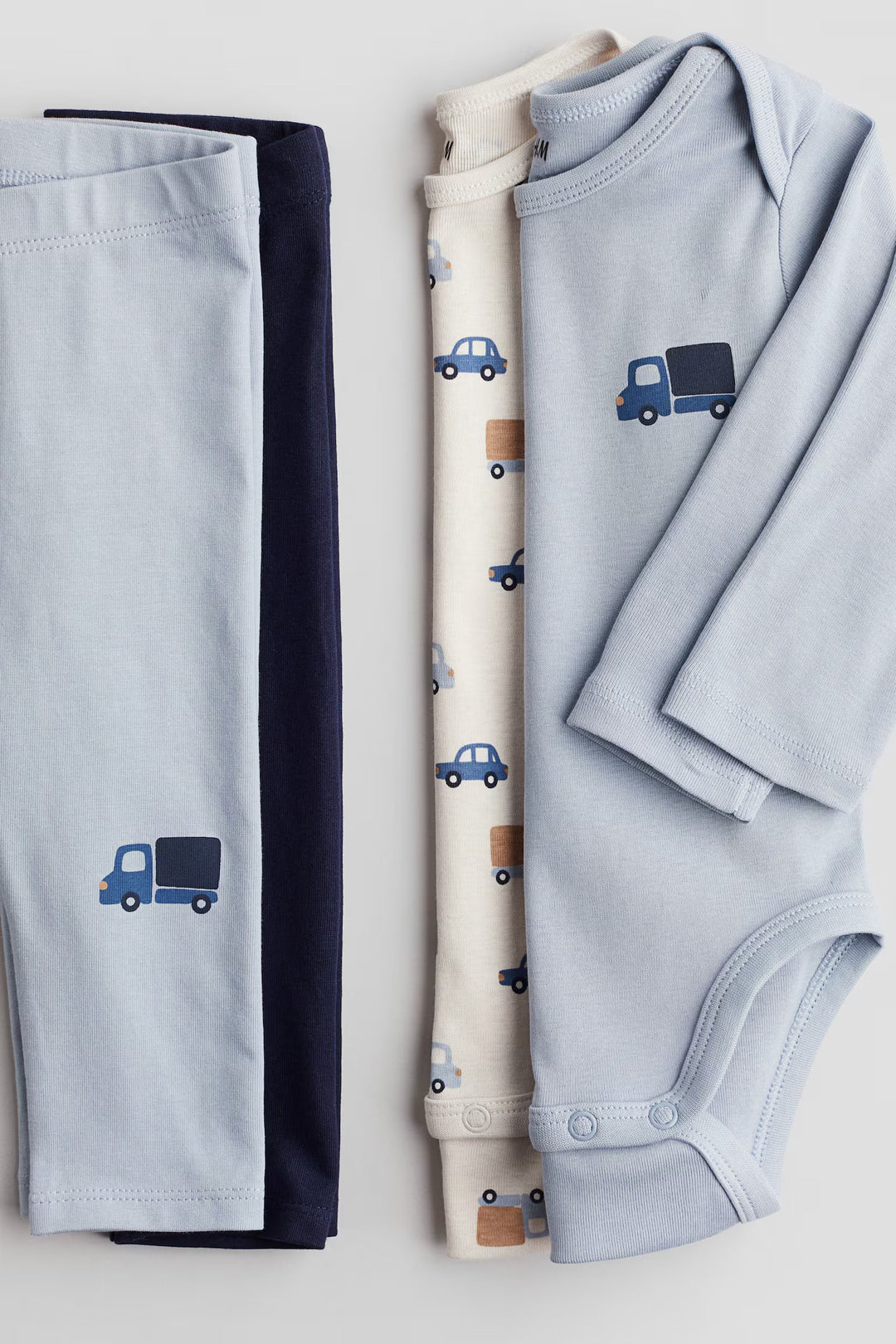 H&M 4-piece Cotton Jersey Set