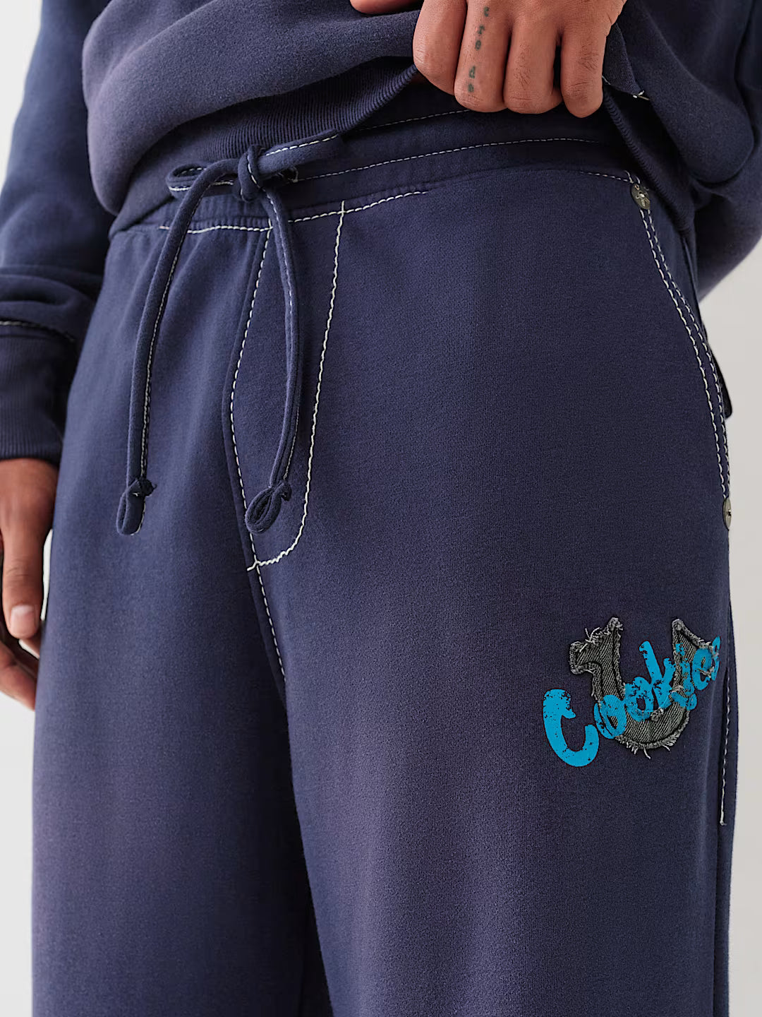 TRUE RELIGION X COOKIES APPLIQUÉ RELAXED SWEATPANT