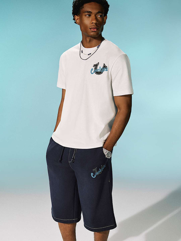 True Religion TRUE RELIGION X COOKIES APPLIQUÉ LONG SWEAT SHORT