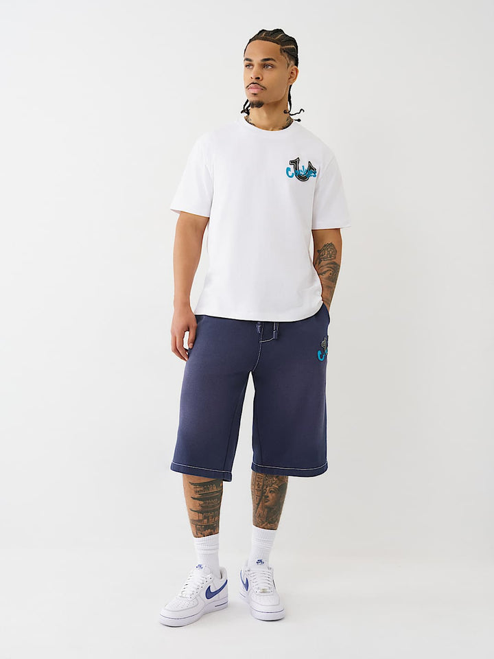 True Religion TRUE RELIGION X COOKIES APPLIQUÉ LONG SWEAT SHORT