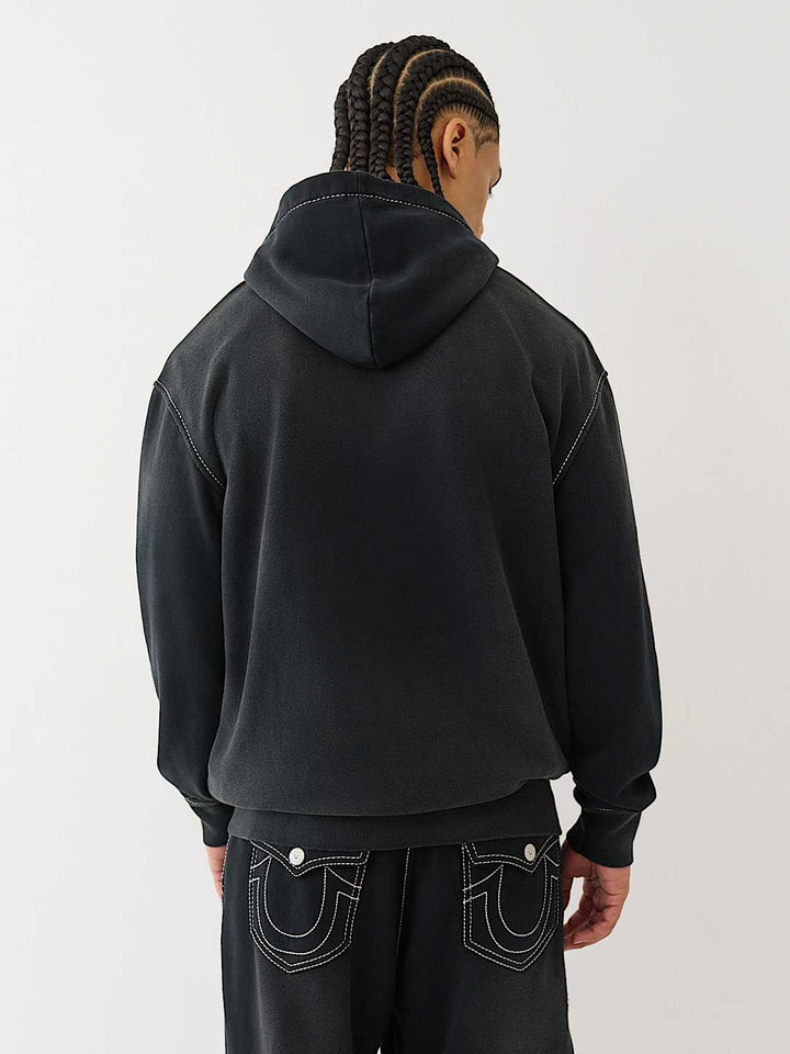 True Religion TRUE RELIGION X COOKIES EMBROIDERED ZIP HOODIE
