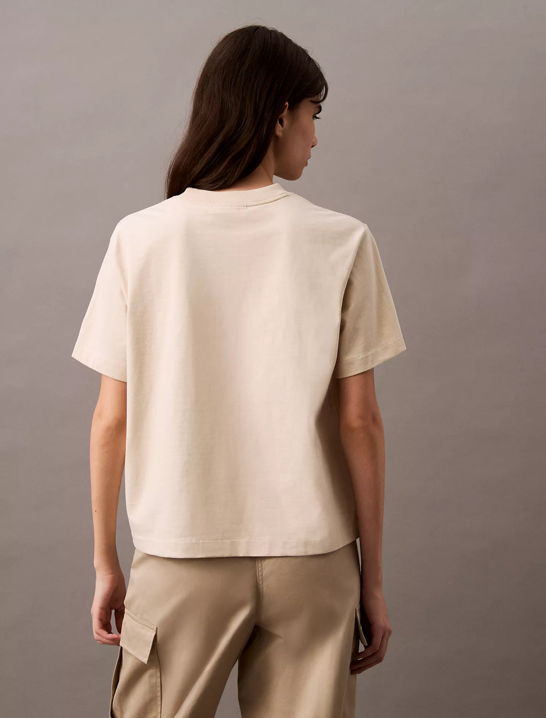 Calvin Klein Standard Logo Relaxed Crewneck T-Shirt