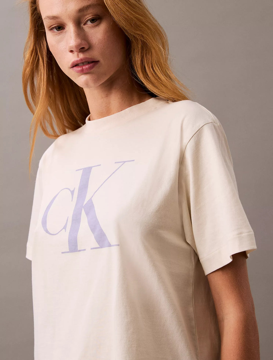 Calvin Klein Monogram Logo Boxy T-Shirt