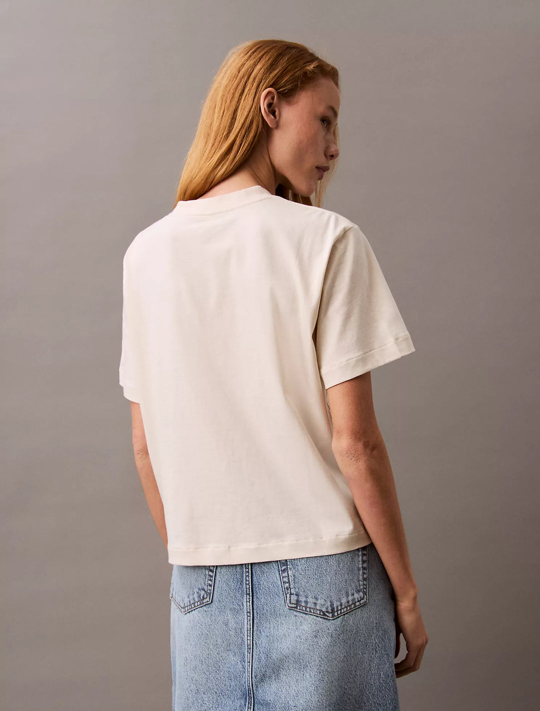 Calvin Klein Monogram Logo Boxy T-Shirt