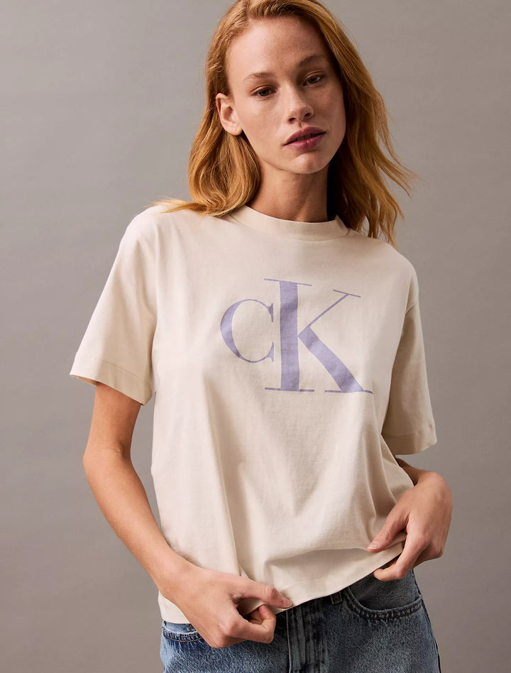 Calvin Klein Monogram Logo Boxy T-Shirt