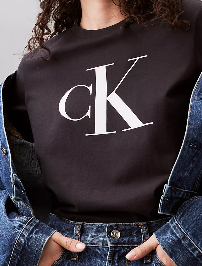 Calvin Klein Monogram Logo Crewneck T-Shirt