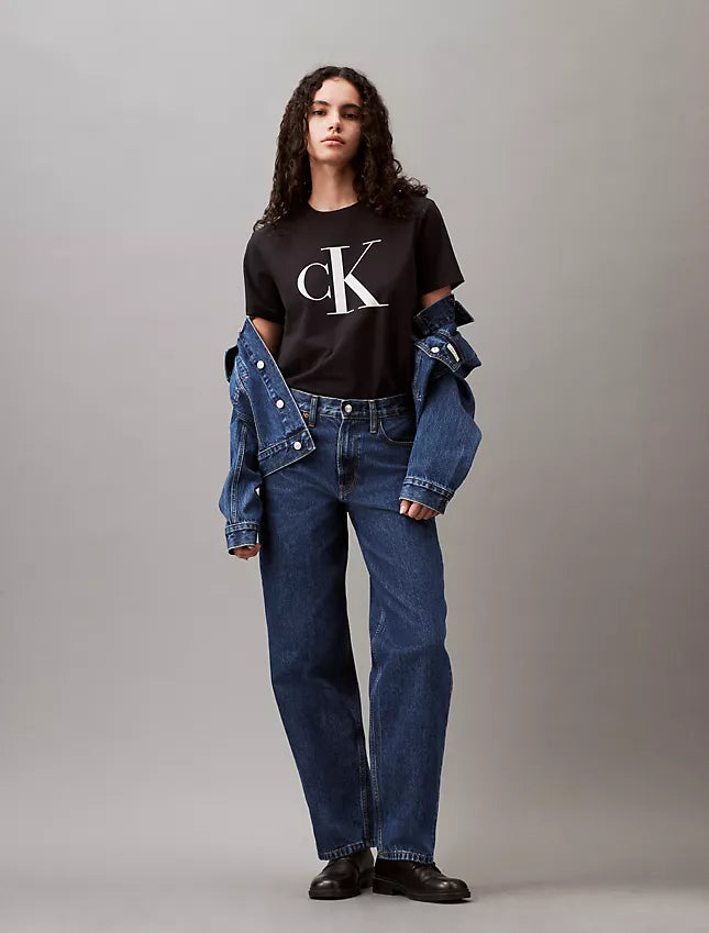 Calvin Klein Monogram Logo Crewneck T-Shirt