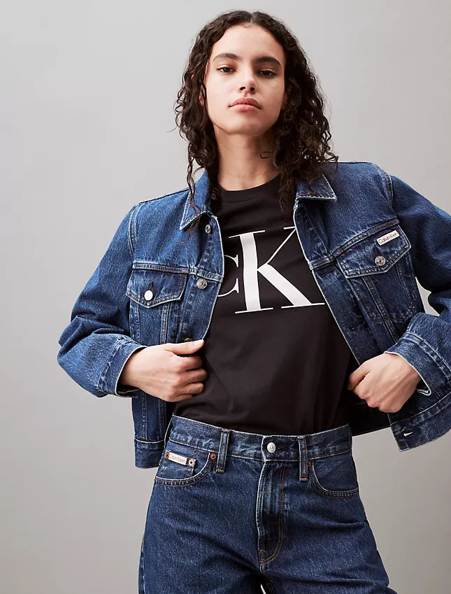 Calvin Klein Monogram Logo Crewneck T-Shirt