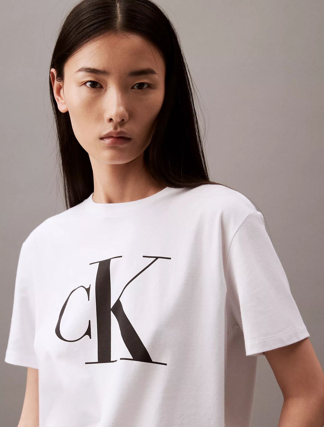 Calvin Klein Monogram Logo Crewneck T-Shirt