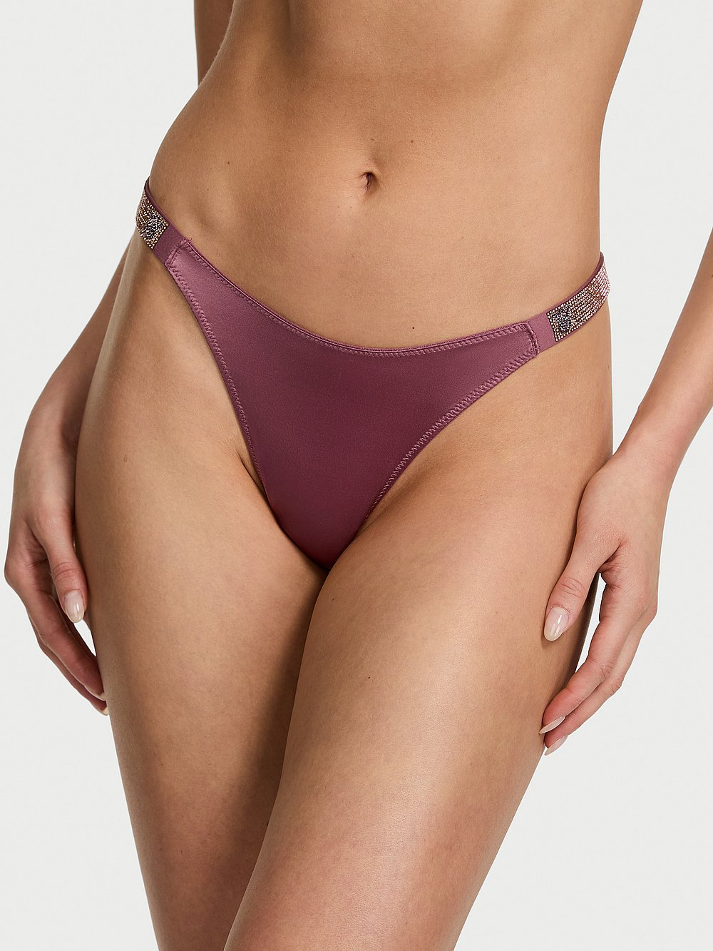 Victoria's Secret Very Sexy Scattered Shine Strap Smooth Thong Panty
