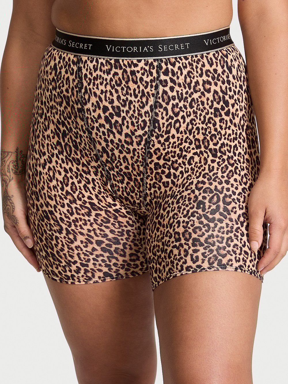 Victoria's Secret Cotton Logo Cotton High-Waist Boxer Brief