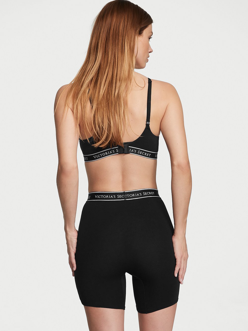 Victoria's Secret Cotton Logo Cotton High-Waist Boxer Brief