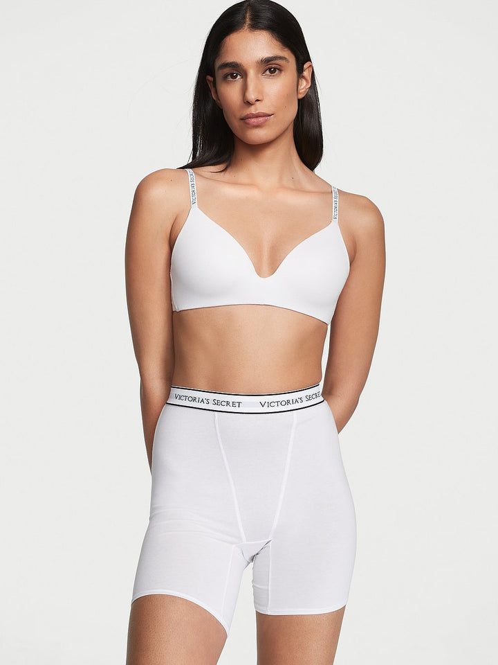 Victoria's Secret Cotton Logo Cotton High-Waist Boxer Brief
