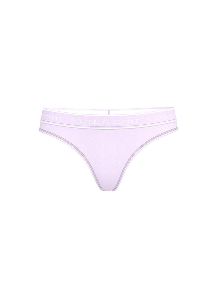 Victoria's Secret Cotton Logo Cotton Thong Panty