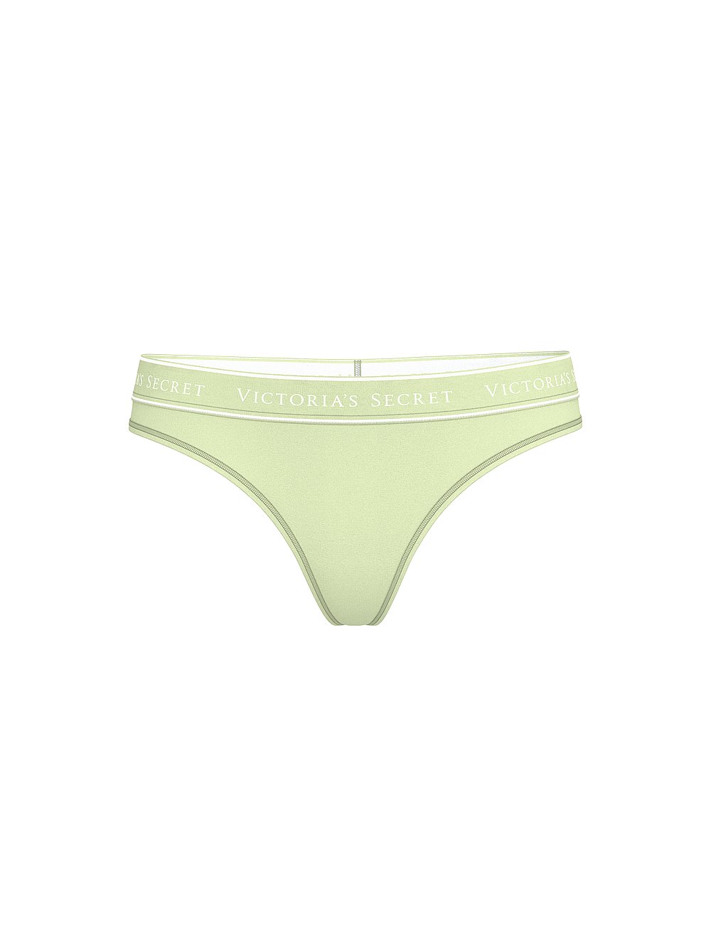 Victoria's Secret Cotton Logo Cotton Thong Panty