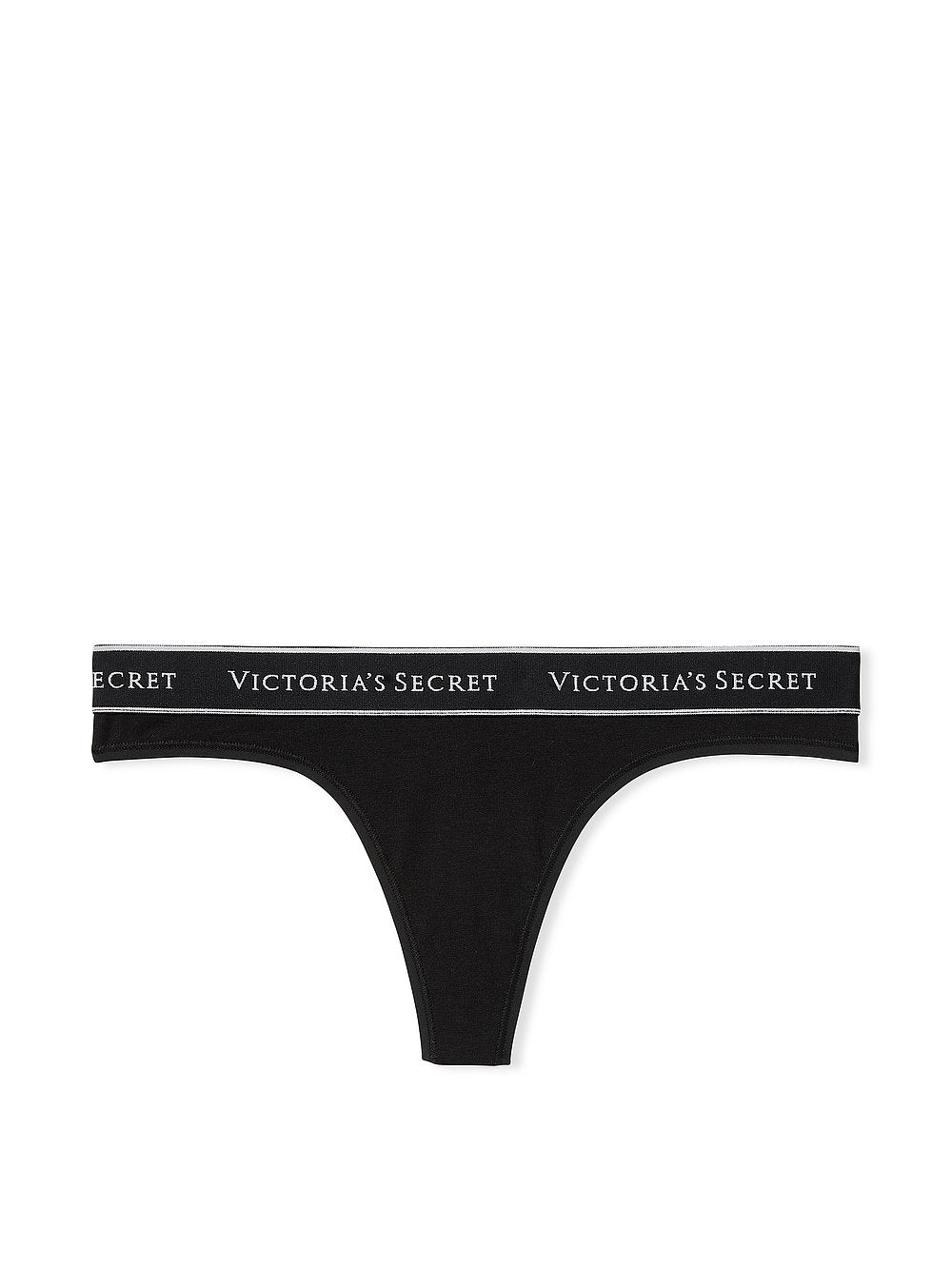 Victoria's Secret Cotton Logo Cotton Thong Panty