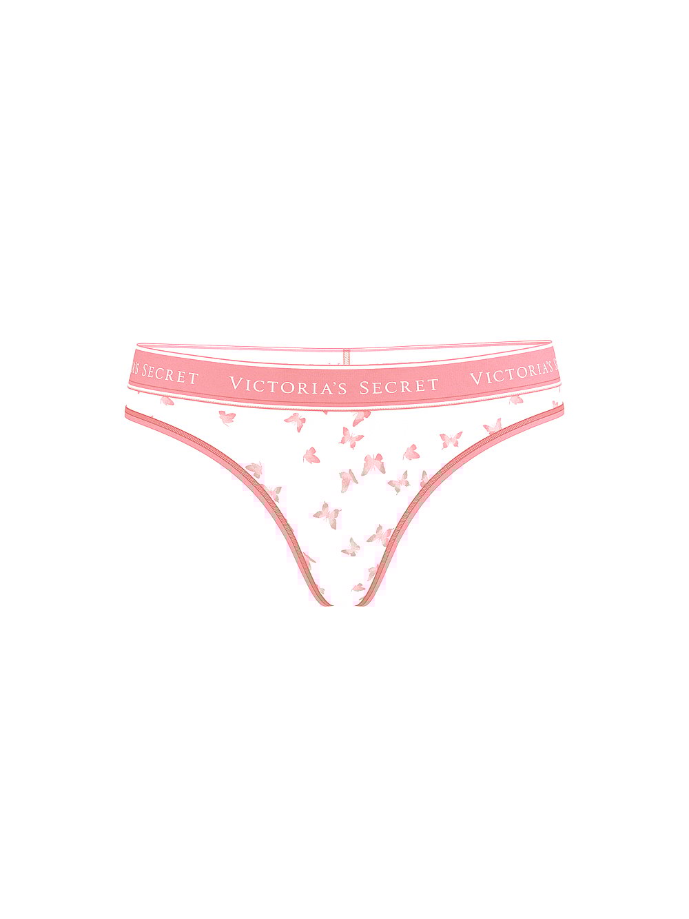 Victoria's Secret Cotton Logo Cotton Thong Panty