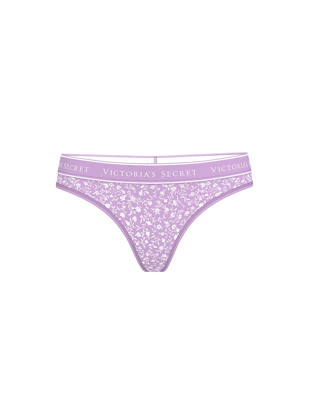 Victoria's Secret Cotton Logo Cotton Thong Panty